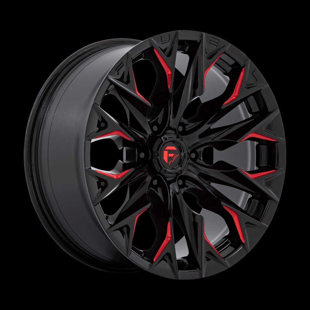 20X9 Fuel 1PC D823 Flame Black 6X135 ET1 Wheel Rim Performance