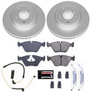 PowerStop Genuine Geomet Coated Rotor and Carbon-Fiber Ceramic Brake Pad Kit