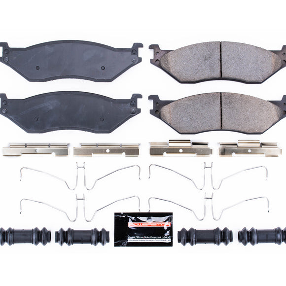 PowerStop Z23 Evolution Sport Carbon-Fiber Brake Pads With Hardware
