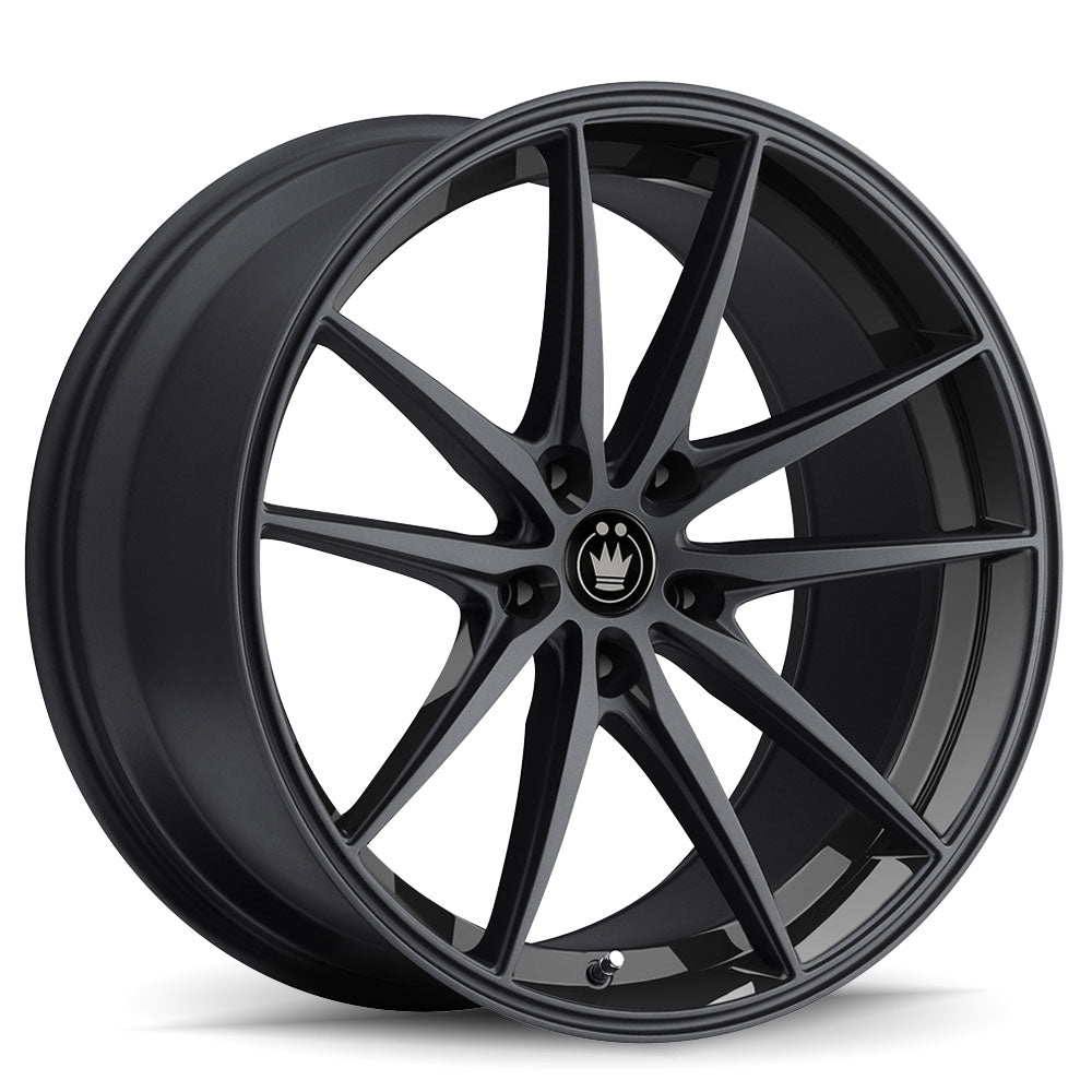 16x7.5 Konig Oversteer Gloss Black 5x112 ET45 Wheel Rim