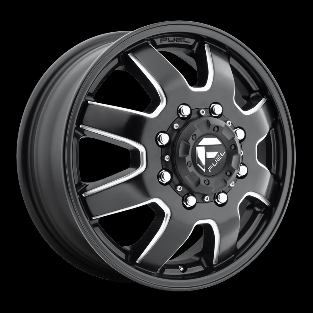 17X6.5 Fuel D538 Maverick Matte Black Milled 8X165.1 ET116 wheel/rim