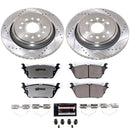 PowerStop Z36 Carbon-Fiber Ceramic Brake Pad with Drilled and Slotted Rotor Kit