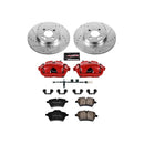 PowerStop Z23 Daily Driver Carbon-Fiber Ceramic Pads Drilled & Slotted Rotor & C