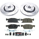 PowerStop Z23 Daily Driver Carbon-Fiber Ceramic Brake Pad and Drilled & Slotted