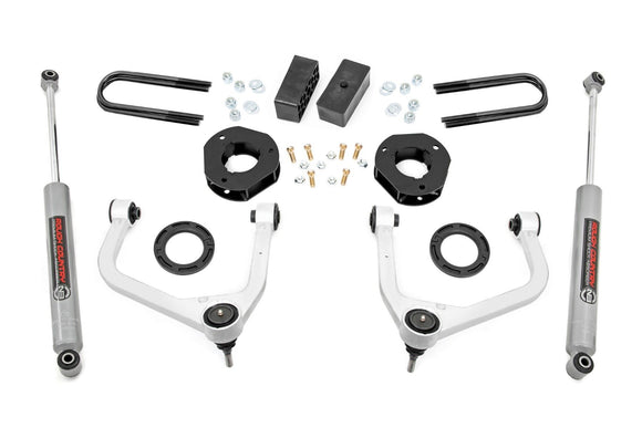 Rough Country 3.5 Inch Lift Kit for 25-26 GMC 1500 Mono Leaf Rear