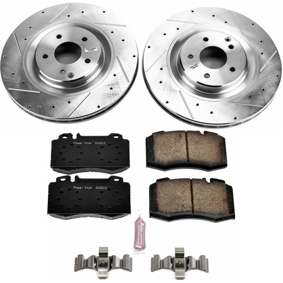 PowerStop Z23 Daily Driver Carbon-Fiber Ceramic Brake Pad and Drilled & Slotted