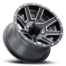12x7 Raceline G92M Hostage Satin Black Machined Face 4x101.6 ET0 CB0 Wheel