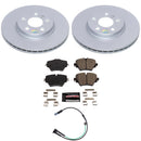 Genuine Geomet Coated Rotor and Carbon-Fiber Ceramic Brake Pad Kit
