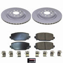 Genuine Geomet Coated Rotor and Low-Dust Ceramic Brake Pad Kit