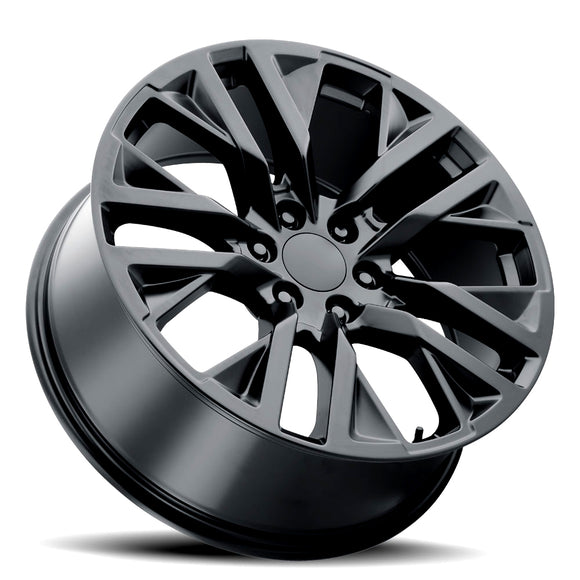 22x9 Replica SES Gloss Black 6x139.7 ET28 wheel/rim
