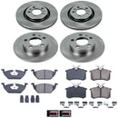 PowerStop OE Stock Replacement Low-Dust Ceramic Brake Pad and Rotor Kit