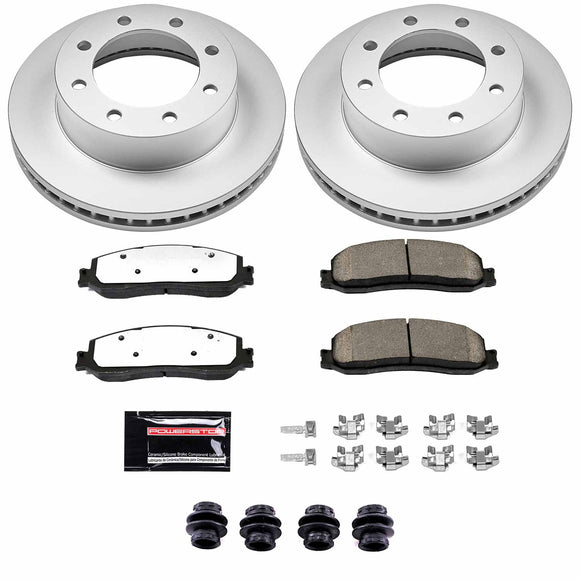 Z36 Truck & Tow Premium Carbon-Fiber Ceramic Brake Pad and Fully Coated Rotor Ki