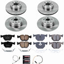 PowerStop OE Stock Replacement Low-Dust Ceramic Brake Pad and Rotor Kit