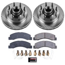 PowerStop OE Stock Replacement Low-Dust Ceramic Brake Pad and Rotor Kit