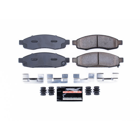 PowerStop Z23 Evolution Sport Carbon-Fiber Brake Pads With Hardware