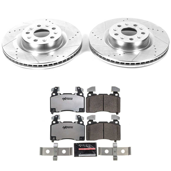 PowerStop Z26 Street Performance Ceramic Brake Pad and Drilled & Slotted Rotor K
