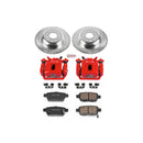 PowerStop Z23 Daily Driver Carbon-Fiber Ceramic Pads Drilled & Slotted Rotor & C