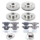 PowerStop OE Stock Replacement Low-Dust Ceramic Brake Pad and Rotor Kit