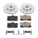PowerStop Z23 Daily Driver Carbon-Fiber Ceramic Brake Pad and Drilled & Slotted