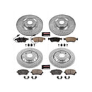 PowerStop Z23 Daily Driver Carbon-Fiber Ceramic Brake Pad and Drilled & Slotted
