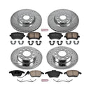 PowerStop Z23 Daily Driver Carbon-Fiber Ceramic Brake Pad and Drilled & Slotted