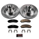 PowerStop Z23 Daily Driver Carbon-Fiber Ceramic Brake Pad and Drilled & Slotted