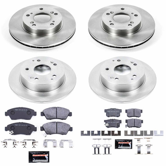 PowerStop Track Day Spec High-Performance Brake Pad and Rotor Kit