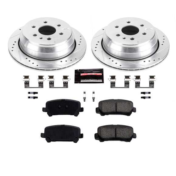 PowerStop Z23 Daily Driver Carbon-Fiber Ceramic Brake Pad and Drilled & Slotted