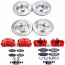 PowerStop Z23 Daily Driver Carbon-Fiber Ceramic Pads Drilled & Slotted Rotor & C