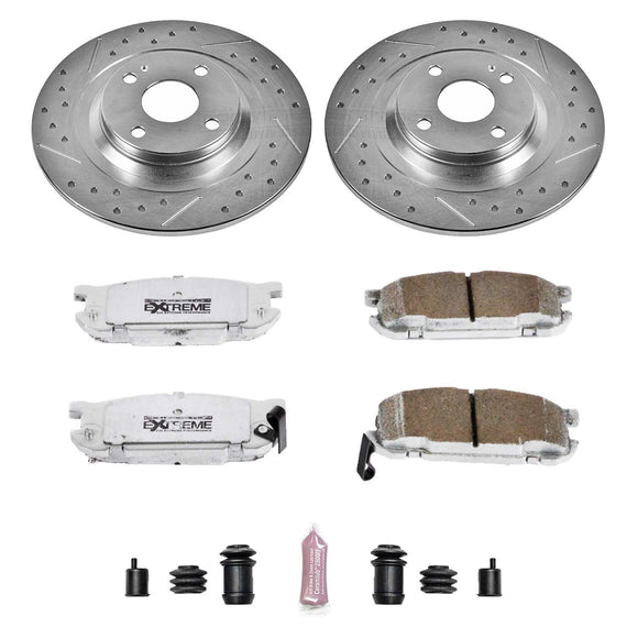 PowerStop Z26 Street Performance Ceramic Brake Pad and Drilled & Slotted Rotor K