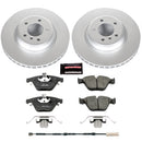 PowerStop Genuine Geomet Coated Rotor and Carbon-Fiber Ceramic Brake Pad Kit