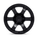 18X9 Fuel D766 RUSH Satin Black 6X135 ET20 wheel/rim