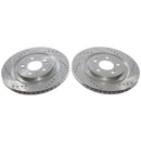 PowerStop Evolution Drilled Slotted Rotors Pair Rear For Kia Sorento