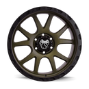 17x9 Mamba M27 Stippled Bronze/Black Lip 6x139.7 6x5.5 ET-12 Wheel Rim-6