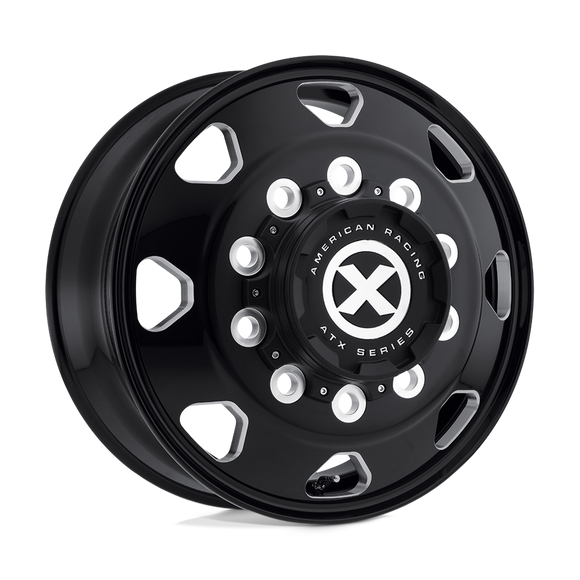 22.5X8.25 ATX Series AO401 OCTANE S-BLK MILL 10X285.75 ET144 wheel/rim