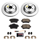 PowerStop Genuine Geomet Coated Rotor and Carbon-Fiber Ceramic Brake Pad Kit