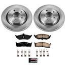 PowerStop OE Stock Replacement Low-Dust Ceramic Brake Pad and Rotor Kit