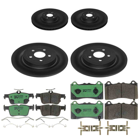 PowerStop E35 Electric Vehicle Pad and Rotor Kit