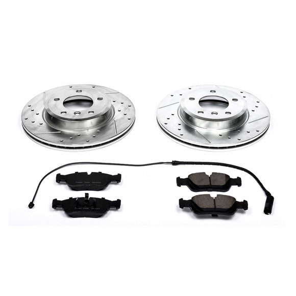 PowerStop Z23 Daily Driver Carbon-Fiber Ceramic Brake Pad and Drilled & Slotted