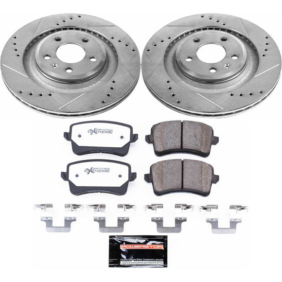 PowerStop Z26 Street Performance Ceramic Brake Pad and Drilled & Slotted Rotor K