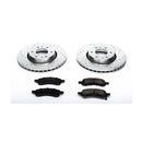 PowerStop Z23 Daily Driver Carbon-Fiber Ceramic Brake Pad and Drilled & Slotted