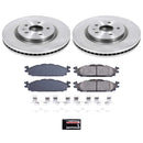 PowerStop OE Stock Replacement Low-Dust Ceramic Brake Pad and Rotor Kit