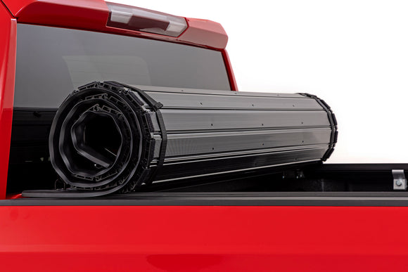 Rough Country Hard Roll Up Bed Cover 5'10" Bed For Chevy GMC Sierra 1500 19-25