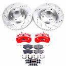 PowerStop Z23 Daily Driver Carbon-Fiber Ceramic Pads Drilled & Slotted Rotor & C
