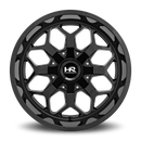 22x10 Hardrock Indestructible Gloss Black 5x127/139.7 ET-25 wheel/rim