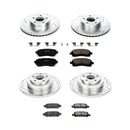 PowerStop Z23 Daily Driver Carbon-Fiber Ceramic Brake Pad and Drilled & Slotted