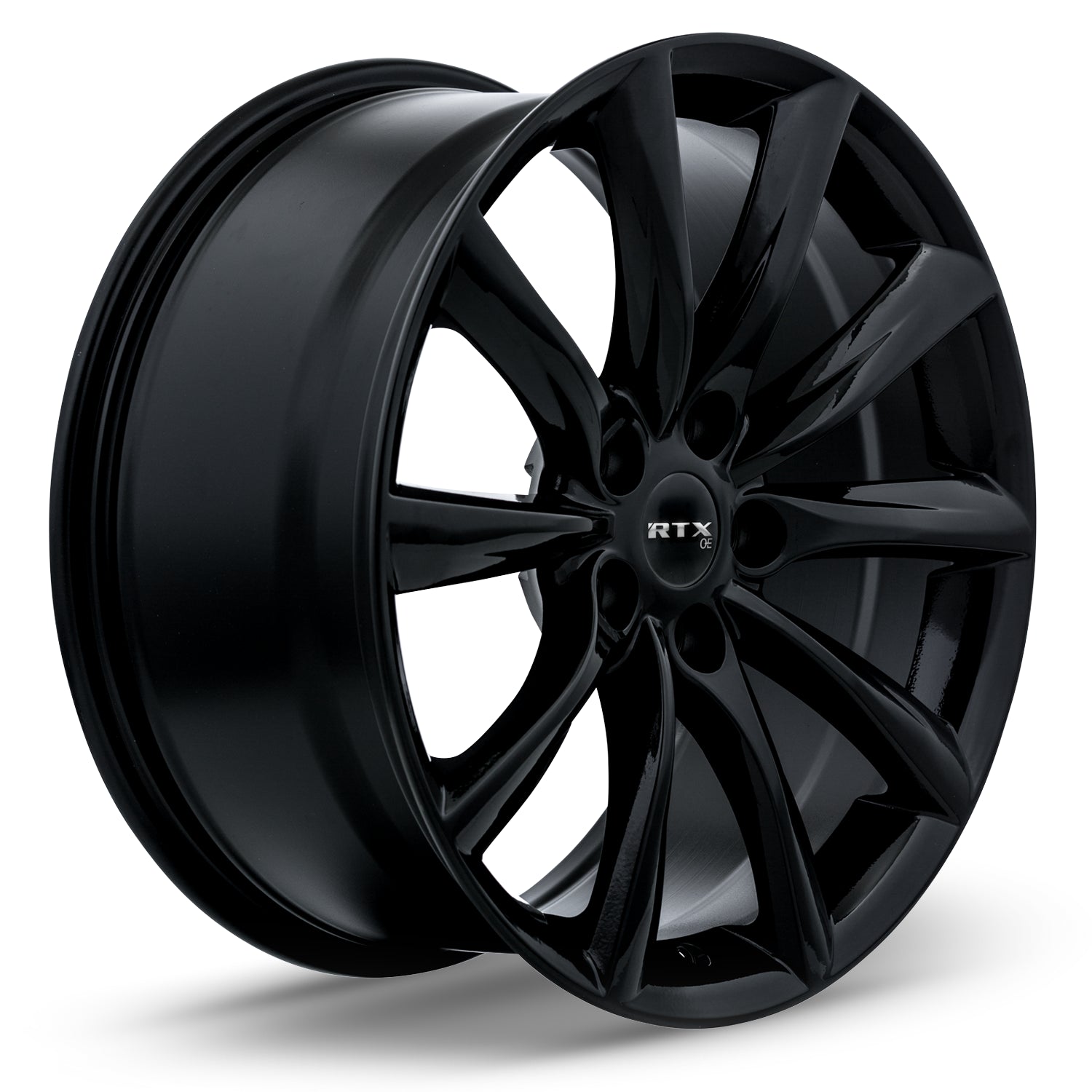 18x8.5 RTX Alto Gloss Black 5x114.3 ET35 wheel/rim