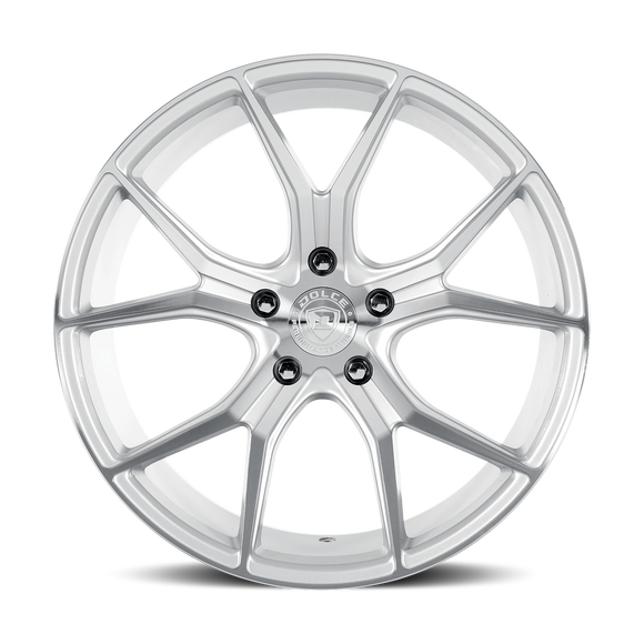 20x10 Dolce Performance MONZA Gloss Silver Machined Face 5x114.3 ET40 CB73.1