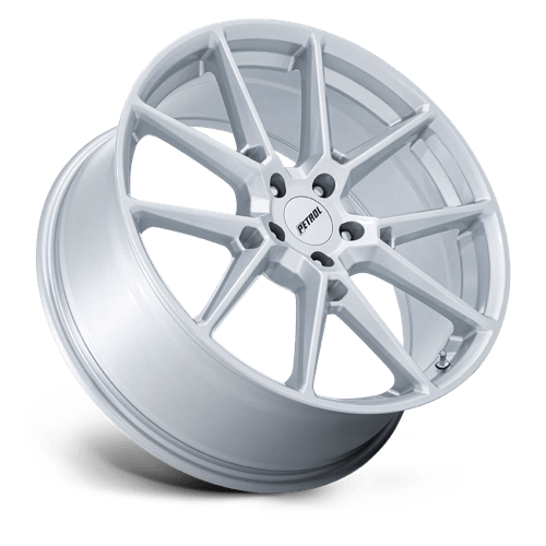 19x8 Petrol PE002 P1E Gloss Silver 5x108 ET40 CB72.56 Wheel Rim