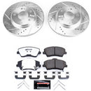 PowerStop Z36 Carbon-Fiber Ceramic Brake Pad with Drilled and Slotted Rotor Kit